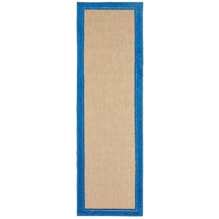 Oriental Weavers Cayman 5594B 2x8 Runner - Sand/ Blue-Polypropylene C5594B068230ST